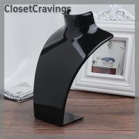 ราคา ClosetCravings เครื่องประดับอะคริลิคสร้อยคอจี้ต่างหูพลาสติกหุ่นยืนโชว์หน้าอก (23034299472)