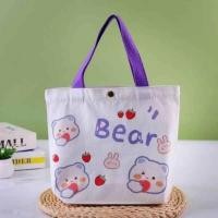 ราคา พร้อมส่ง กระเป๋าผ้าแคนวาสสไตล์ญี่ปุ่นและเกาหลี กระเป๋าการ์ตูนน่ารักสไตล์ (21601290139)