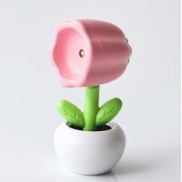 ราคา IMELON สร้างสรรค์มินิ LED ดอกไม้ไฟกลางคืนโคมไฟตั้งโต๊ะหมุนได้แบตเตอรี่ฟรี (22964457346)