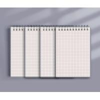 ราคา สมุดโน้ตสันห่วงด้านบนขนาดA6A5และB5มี3แบบ เส้นแนวนอน เส้นกริดและพื้นว่าง ปกพลาสติกขาวขุ่น จำนวน80หน้า (21520442441)