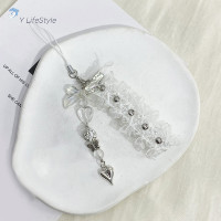 ราคา Y LifeStyle สายคล้องโทรศัพท์ลายลูกไม้สายคล้อง Y2k น่ารักหมีน่ารักจี้รูปกรงเล็บแมวสายคล้องหูฟังเคสแขวนเชือก CCD สายคล้องกระเป๋าตกแต่ง (22540187140)