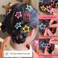 ราคา ปิ่นปักผมรูปดาวห้าแฉก BB กิ๊ฟติดผมหักยัวฉีคลิปติดผมเจ้าหญิงเด็กผู้หญิงกิ๊บติดผมม้ากิ๊ฟติดผมเด็ก (22959656338)