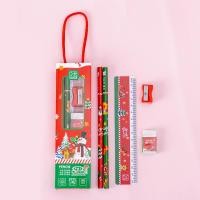 ราคา เซ็ตชุดเครื่องเขียนคริสมาสต์ ดินสอไม้ ดินสอคริสมาสต์ Cristmas ของแจกปีใหม่ ของขวัญคริสมาสต์ (20988457394)