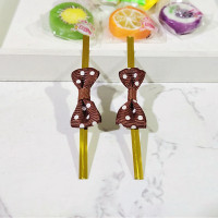 ราคา โบว์ลวด ลวดมัดถุงขนม ลวดสีมีโบว์ ลวดมัดปากถุง งานDIY โบว์ลวดของชำร่วย หน้ากว้าง 4mm ยาว 8cm 10สี น่ารัก พร้อมส่ง (22426509358)