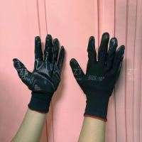 ราคา 1คู่ ถุงมือทำสวนใส่ทำงาน ผ้าเคลือบยาง กันลื่น กันบาด ทํางาน กันหนาม ถุงมือ ถุงมือเคลือบยาง แข็งแรงและทนทาน (23020485386)