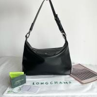 ราคา Longchamp ร้านค้าอย่างเป็นทางการกระเป๋าถือผู้หญิง Le Pliage Xtra 32 snap zipper crescent bag Hobo leather armpit bag shoulder bag medium size (22986184047)