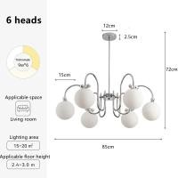 ราคา DOOMYHOME ครีม Lampu Gantung Ruang Tamu ฝรั่งเศสโคมไฟถั่ววิเศษบ้านกระเป๋าโบราณนอร์ดิกสร้างสรรค์มิกกี้โบว์ห้องรับประทานอาหารไฟเพดานห้องนอน (21128591335)