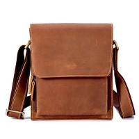 ราคา กระเป๋าสะพายข้าง ผู้ชาย หนังแท้ เท่ๆ รุ่นFY037 สีน้ำตาลเข้มสีน้ำตาลอ่อน (519208264)