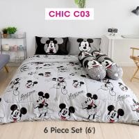 ราคา NEW TULIP CHIC พิมพ์ลายมิกกี้เมาส์ CHIC C03 ลิขสิทธิ์แท้ดิสนีย์ ชุดผ้าปู ผ้าห่มนวม สไตล์มินิมอล สัมผัสนุ่มไม่ระคายผิว (22932073198)