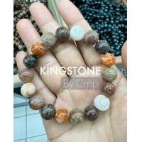 ราคา กำไลหิน โป่งข่ามพันชั้น พรีเมียม ขนาด 81012 มิล สร้อยข้อมือหินแท้ สโตนคิง stoneking Phantom Quartz Grade Premium (22450914722)