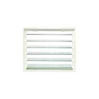 ราคา หน้าต่างบานเกล็ดอลูมิเนียมสีขาว 6 เกล็ด พร้อมมุ้งด้านนอก ขนาดสูง 599 มม กว้าง 700 มม (3878158935)