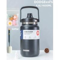 ราคา ของแท้ กระติกยักษ์ DODGE 4600 3000 ml 4 6 3 0ลิตร ใหญ่ที่สุดตั้งแต่ขายมา มีหลอดในตัว ถอดได้ ฝาเกลียว หูหิ้วพับได้ แข็งแรง สแตนเลส316 (22258167773)