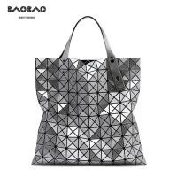 ราคา Bangkok delivery BaoBao ISSEY MIYAKE BAG 10x10 prism basic กระเป๋าถือทรงสี่เหลี่ยมขนมเปียกปูนเคลือบเงาความจุขนาดใหญ (22878132140)