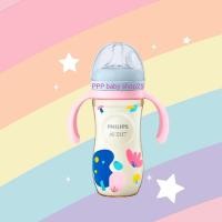 ราคา ขวดนม Philips Avent สีชา คอกว้าง 4oz 9oz 11oz (22782652217)