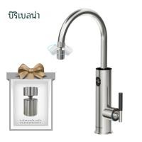 ราคา Briwellna ก๊อกน้ำร้อนทันทีพร้อมหัวฉีดแบบยืดหยุ่นก๊อกน้ำไฟฟ้า220V ก๊อกน้ำร้อนสแตนเลสสตีล (23006398947)