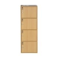 ราคา ตู้ล็อคเกอร์ 4ชั้น ชั้นวางของแบบมีกุญแจ ตู้ไม้กุญแจ ตู้กุญแจ มีหลายสี ลูกค้าต้องประกอบเอง (22274675241)