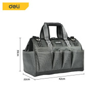 ราคา Deli กระเป๋าเครื่องมือช่าง กระเป๋าเครื่องมือ กระเป๋าใส่เครื่องมือช่าง กระเป๋าช่าง อเนกประสงค์ กันน้ำ กระเป๋าใส่เครื่องมือ Tool Bag (22539931882)
