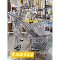 ราคา พร้อมส่ง รองเท้าตู้ปลา6นิ้ว 7นิ้ว8นิ้ว ส้นสูงนางงาม (19426820891)