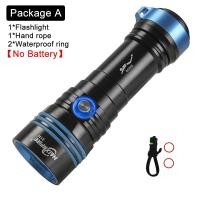 ราคา HaixnFire DV36ไฟฉายดำน้ำใต้น้ำไฟฉายกันน้ำไฟ LED กันน้ำ XHP70 (22874690592)