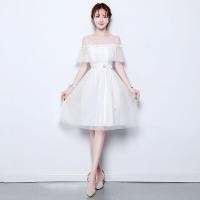 ราคา ใหม่ ชุดมินิเดรส แฟชั่นเพื่อนเจ้าสาว สีชมพู สไตล์เกาหลี สําหรับเจ้าสาว (20473985889)