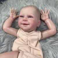 ราคา Mrb ชิ้นส่วนตุ๊กตาเกิดใหม่ทาสีเสร็จ18นิ้วเซบาสเตียนชุดไวนิล3D เด็กน่ารักพร้อมเส้นเลือดผ้าที่มองเห็นได้รวมอยู่ในตัว (23006532948)