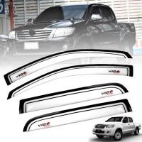 ราคา กันสาดประตู คิ้วกันสาด รุ่น โตโยต้า ไฮลักซ์ วีโก้ แชมป์ TOYOTA HILUX VIGO CHAMP ปี 2012 2015 สีขาว 4 ประตู 4 ชิ้น (14585855297)