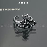 ราคา Suellen Jewels น้ำมันหยด Vivienne Westwood Star Saturn Y2K แหวนแบบปรับขนาดได้น่ารักสำหรับผู้ชายและผู้หญิง (21470138100)