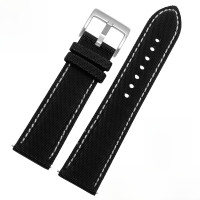 ราคา ของแท้ หนัง เส้นใยไนลอนรูปแบบนาฬิกา Ne2 Universal Fit สําหรับ Casio Longines Omega 20 24 มม หัวเข็มขัด Matte Interface (10765655605)