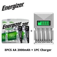 ราคา Energizer Power Plus 1 2V NIMH แบตเตอรี่ แบบชาร์จไฟ AA AAA พร้อมจอแสดงผล LCD 4 ช่อง เครื่องชาร์จแบตเตอรี่อัจฉริยะ (21533061363)