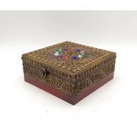 ราคา กล่องไม้ เดินเส้น ล้านนา สีทองโบราณ ตลับไม้ กล่องเก็บของ (21607810329)