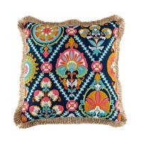 ราคา เบาะหมอนอิงโอโหแบบวินเทจปักลายแฮนด์เมดหมอนอิงกล่องทิชชู่ตกแต่งบ้านเบาะรองหลังปลอกหมอน (22091823181)