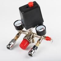 ราคา GlowingGrace 90 120PSI Air Compressor PRESSURE Control สวิทช์วาล์ว Manifold Regulator Gauge (22580344104)