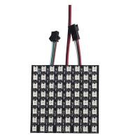 ราคา WS2812B RGB LED Digital Flexible Individually Addressable Panel Light WS2812 8X8 Module Matrix Screen DC5V (22631226458)