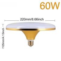 ราคา E27ไฟทรงจานบินไฟส่องสว่างสูง220โวลต์สำหรับหลอดไฟเพดานห้องไฟ LED 12วัตต์20วัตต์30วัตต์40วัตต์60วัตต์ (21813486195)