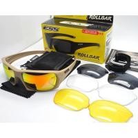 ราคา ร้านค้าในกรุงเทพ ESS Rollbar แว่นตากันแดด UV400 ป้องกันสะเก็ด ขี่จักรยาน ยุทธวิธี แว่นตาทหาร พร้อมเลนส์ 4 แบบ ใน1ชุด (22607262447)