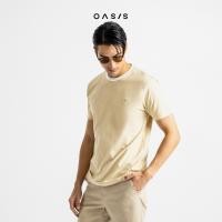 ราคา OASIS เสื้อยืดผู้ชาย เสื้อยืด เสื้อคอกลม cotton100 รุ่น MTC 1905 สีกรมท่า กากี ขาว (22807416319)