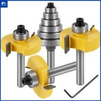 ราคา 3ชิ้นชุดรอยบากเราเตอร์ดอกสว่านก้านขนาด1 4นิ้วเราเตอร์ตัดไม้บิตกับ6ตลับลูกปืนรอยบากเราเตอร์ดอกสว่านเราเตอร์สำหรับรอยบากเราเตอร์ดอกสว่าน MDF คาร์ไบด์ (22727814776)