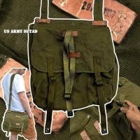 ราคา กระเป๋าสะพายข้างผช Vintage Romanian army shoulder bag โรมาเนีย ช่วงปี 80 s กระเป๋าวินเทจ90 กระเป๋าทำงานวินเทจ (23048925662)