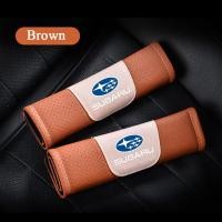 ราคา 2ชิ้นหนังรถความปลอดภัยเข็มขัดนิรภัยรองไหล่ระบายอากาศเสื่อปลอกหมอนอิงสำหรับ Subaru XV Impreza Sti Forester WRX BRZ GC8 (15190880435)