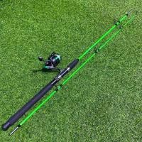 ราคา เซ็ทพร้อมตกคันตัน1 5 M 2 1 M 2ท่อน รอกเบอร์200 เหยื่อกบยางคละสี 5 กรัม 1 ตัว คันเบ็ดตกปลา รอกตกปลา เหยื่อตกปลา คันเบ็ดพร้อมรอกตกปลาและเหยื่อครบชุด (21419250455)