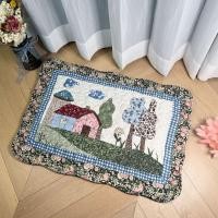 ราคา พรมเช็ดเท้า พรมเช็ดเท้าผ้าฝ้าย พรมเช็ดเท้าวินเทจ ขนาด 40 60 CM (21952908969)