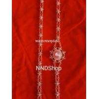 ราคา สังวาลย์ ทับทิม ลงยา รอบเส้น งานสวย หรู ละเอียด พลอยสังเคราะห์ เครื่องประดับชุดไทย สินค้าพร้อมส่ง (18609371930)