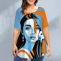 ราคา 2567 รูปแบบใบหน้าผู้หญิงสมัยใหม่วาด เสื้อแฟชั่นผญๆ เสื้อผ้าสาวอวบ เสื้อ แฟชั่น ผญๆ XXS 6XL (22222990236)