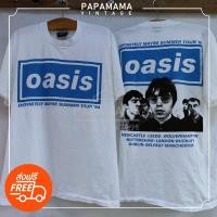 ราคา OASIS SUMMER TOUR 94 เสื้อทัวร์ ป้าย USA วินเทจ วงร๊อค โอเอซิส papamama vintage shirt s 5xl (22677794212)