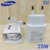 ราคา ที่ชาร์จ Samsung 25W Type C หัวชาร์จ สายชาร์จ ซัมซุง Type c EU เหมาะกับ ซัมซุง A55 ชาร์จด่วนแบบพิเศษ Adaptive Fast Charging สายชาร์จ 3A หัวชาร์จ EU สีดำ สีขาว (23013376433)