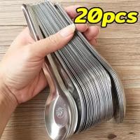 ราคา ช้อน ยาว 17ซม ช้อนด้ามยาวสแตนเลสเกรดอาหาร ช้อนด้ามยาวแพ็ค 20ชิ้น ช้อนเกาหลี ช้อนกลางด้ามยาว ช้อนก๋วยเตี๋ยว ช้อนกลาง ช้อนสแตนเลส ช้อนซุป ช้อนแกงด้ามยาว ช้อนใหญ่ (22932109032)