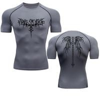 ราคา เสื้อยืดแขนสั้น แบบยืดหยุ่น พิมพ์ลายอนิเมะ แบบแห้งเร็ว สําหรับออกกําลังกาย เข้ายิม เล่นกีฬา เข้าฟิตเนส (22505726538)
