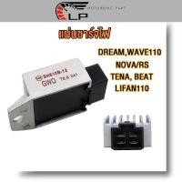 ราคา แผ่นชาร์ท DREAM WAVE110 NOVA RS BEAT TENA LIFAN110 แผ่นชาร์จ ดรีม โนวา เบส ตัวควบคุมไฟ ตัวชาร์จ เกรดA (22703616578)