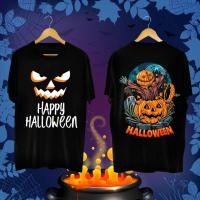 ราคา เสื้อ ฮาโลวีน ชุดฮาโลวีน พิมพ์ลายฟักทองฮาโลวีน เหมาะกับปาร์ตี้ฮาโลวีน ลาย โครงกระดูก Halloween T Shirt ผ้าCotton 100 (22893148136)