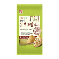 ราคา Original 유부초밥박사 Hansung Fried Tofu for Sushi เต้าหู้ทอดสำหรับข้าวปั้น 160g (22969571889)